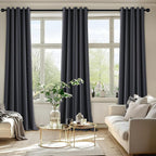 MIULEE Blackout Curtains for Bedroom Living Room 2 Panels, Thermal Insulated - Image 6