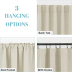 RYB HOME Kitchen Window Curtains - Image 6