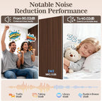 4 Pack Wood Panels for Wall, 47.24" x 23.81" Acoustic Wood Slat Wall Panel for - Image 4