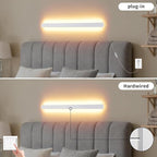 KELUOLY Modern Plug in Wall Lights, 31.4 inch Frosted White LED Long Wall Sconce - Image 4