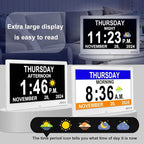 SSYA Dementia Clock for Seniors, Digital Clock - Image 2