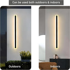 47.2inch-2Pack Long Outdoor Modern LED Wall Light, 38W Waterproof IP65 Warm - Image 4