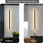 2Pack 39inch Long Outdoor Modern LED Wall Light, 30W Waterproof IP65 Warm White - Image 5