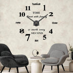 VANGOLD Large DIY Wall Clock Modern 3D Wall Clock - Image 10