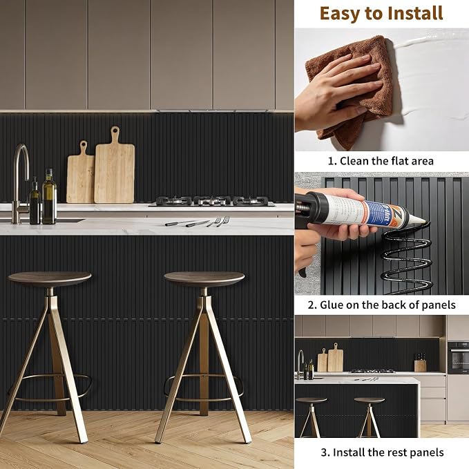 RITOLLO 16-Pack PVC Slat Wall Panels - Image 6