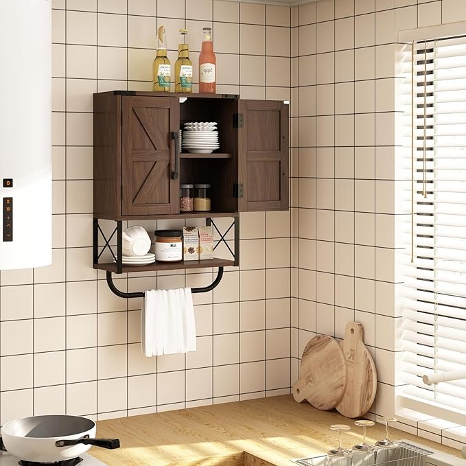 RUSTOWN Farmhouse Rustic Medicine Cabinet - Image 4