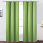 LEMOMO Light Green Thermal Blackout Curtains/38 x 84 Inch/Set of 2 Panels Room by Lemomo