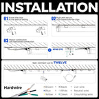 Barrina 6 Pack LED T5 Integrated Single Fixture 1FT, Linkable Under Cabinet - Image 9