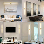 Battery Operated Wall Sconce, 3000K-6000K Dimmable Gold Wall Lights - Image 6
