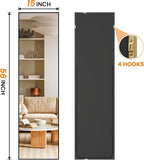 TRAHOME Full Length Floor Mirror 56"x15", Standing Mirror - Image 2