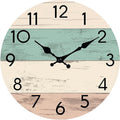 KECYET Wall Clock Silent Non-Ticking Wooden Clocks Battery Operated 8 Inch by KECYETWALLCLOCK