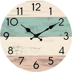 KECYET Wall Clock Silent Non-Ticking Wooden Clocks Battery Operated 8 Inch by KECYETWALLCLOCK