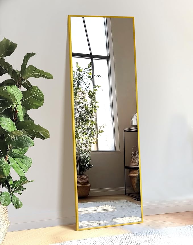 TRAHOME Standing Mirror Full Length Mirror by TRAHOME