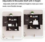 Bathroom Wall Cabinet, Over The Toilet Storage Cabinet - Image 4