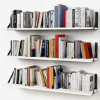 Forbena White Floating Book Shelves by Forbena