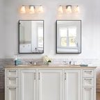 KOCUUY Black Bathroom Mirror, 18x24 Inch Rectangle Mirror - Image 2