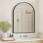 Arched Bathroom Mirror for Wall, HD Glass Over Sink for Bathroom - Image 6