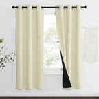 NICETOWN Living Room Completely Shaded Draperies, Privacy Protection & Noise by NICETOWN