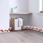 Cherry Blossom Wallpaper Border 196x4 Inch Red Flower Peel and Stick Wall - Image 4