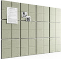 Bumusty Large Felt Bulletin Board, 30 Push Pins, 70 Adhesive Tabs by BUMUSTY