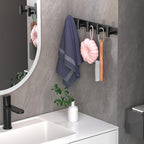 Coat Rack Wall Mounted with 5 Hooks, Heavy Duty Stainless Steel Wall Hooks - Image 5