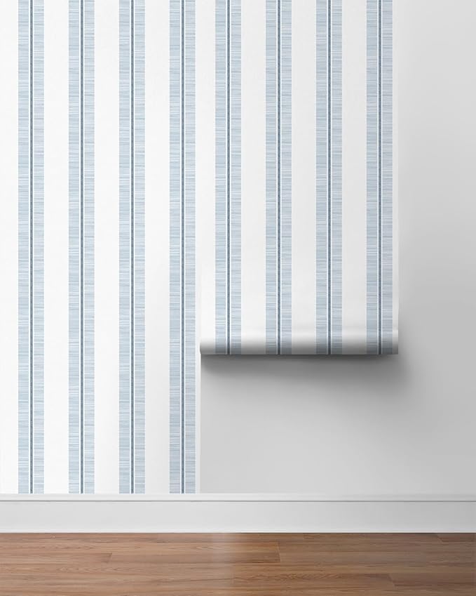 NextWall Beach Towel Stripe Peel and Stick Wallpaper - Image 7