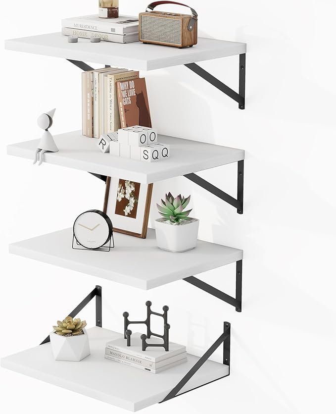 Heimlove 12 Inch Deep Floating Shelves by Heimlove