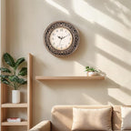 Pumtus Plastic Silent Wall Clock, 13 Inch Vintage Battery Operated Wall Clocks - Image 6