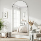 Oversized Full Body Mirror 30x71 inch Arched Full Length Mirror - Image 5