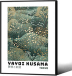 Yayoi Kusama Inspired Poster Japanese Botanical Wall Art Abstract Yayoi Kusama by Unknown