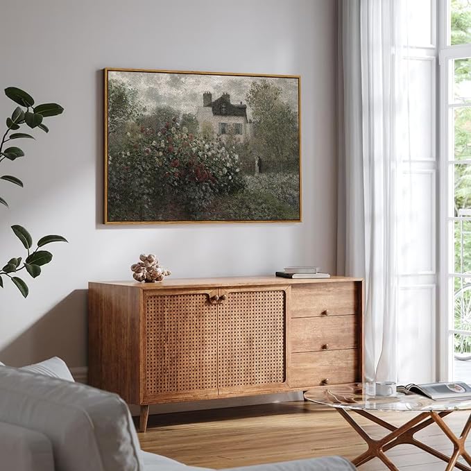 InSimSea Framed Canvas Wall Art Vintage Decor, Farmhouse Room Aesthetic - Image 4