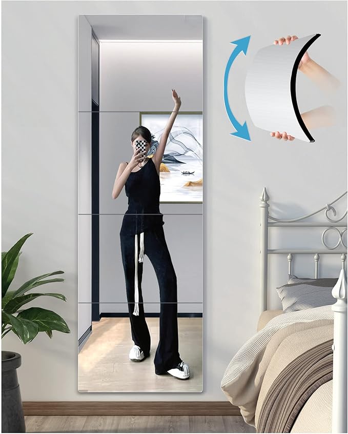Shatterproof Wall Mirror Full Length by UNBREAKABL+MIRO