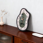 Mid Century Retro Irregular Shape Wall Clock, Silent Non-Ticking Battery - Image 8