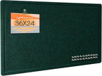 Bulletin Board, 36 x 24 Inches Felt Pin Board by Lightomorrow