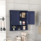 TaoHFE Blue Bathroom Over The Toilet Storage Cabinet, Wall Medicine Cabinet - Image 3