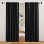 RYB HOME Blackout Curtains 80 inches Long Thermal Insulating Large Window by RYBHOME