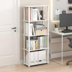 Furinno Turn-S-Tube Book Shelf, 5-Tier Toolless Storage Shelves - Image 2