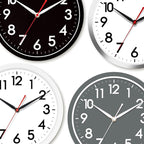 AKCISOT Wall ClockModern Black Silent Non Ticking Wall Clocks Battery Operated - Image 7