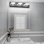 Ralbay LED Modern Black Bathroom Vanity Lights 3 Lights Acrylic Modern Black - Image 5