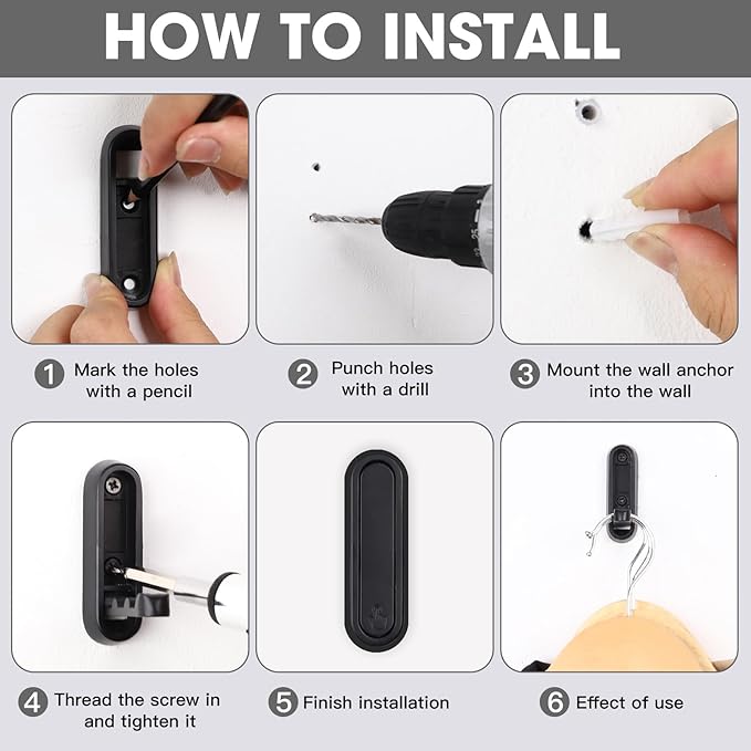 Dntorx Folding Wall Hooks - Image 4