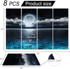 YPY Acoustic Panels, Soundproof Wall Panels: Sound Absorbing Wall Art, 8 Pack - Image 7