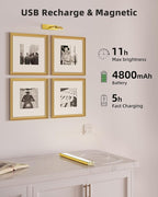 EZVALO Picture Light for Wall, 4800mAh Rechargeable Wireless Remote, 16in - Image 3