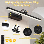 Battery Operated Picture Light for Wall, Wall Light for Living Room, 4000 mAh - Image 6