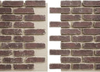 EverStone Aged Brick Faux Brick Panel, 46 7/8"W x 27"H x 1 1/4"D, Merlot Color - Image 8