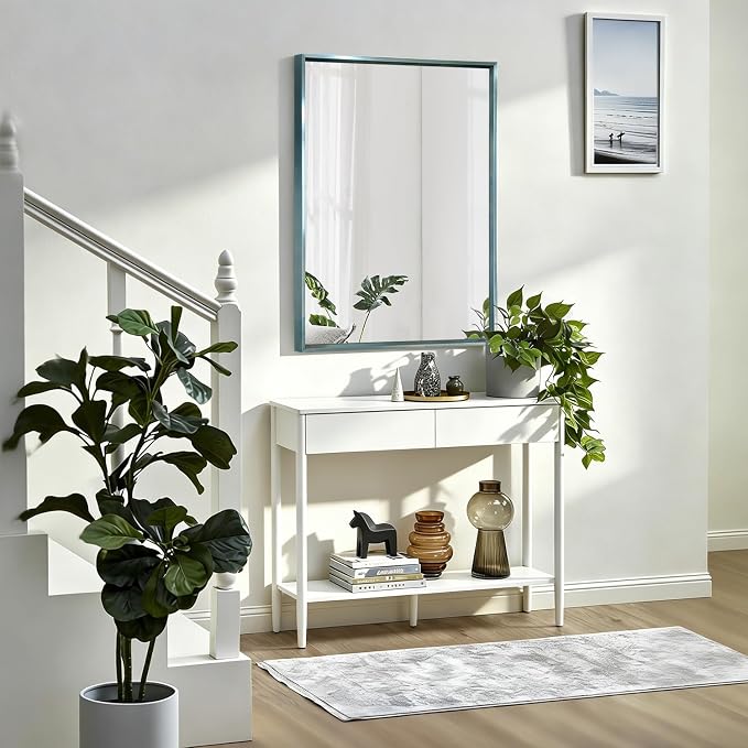 AAZZKANG Large Wall Mirror Decor Metal Framed Mirrors 26"x18" - Image 7