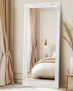 Full Length Mirror 71"x30" Solid Wood Frame Floor Large Mirror - Image 7