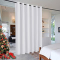 RYB HOME Sliding Door Curtains Room Divider, Heavy Duty Grommet Curtain by RYBHOME