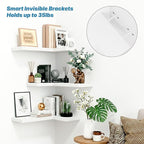 NATURE'S SOURCE Floating Corner Shelves - Image 5