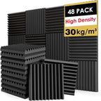 FONESO Acoustic Panels, High Density Soundproof Foam Panels by Foneso