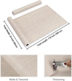 CRE8TIVE Wide 24"x118" Cream White Grasscloth Wallpaper Textured Wallpaper - Image 8